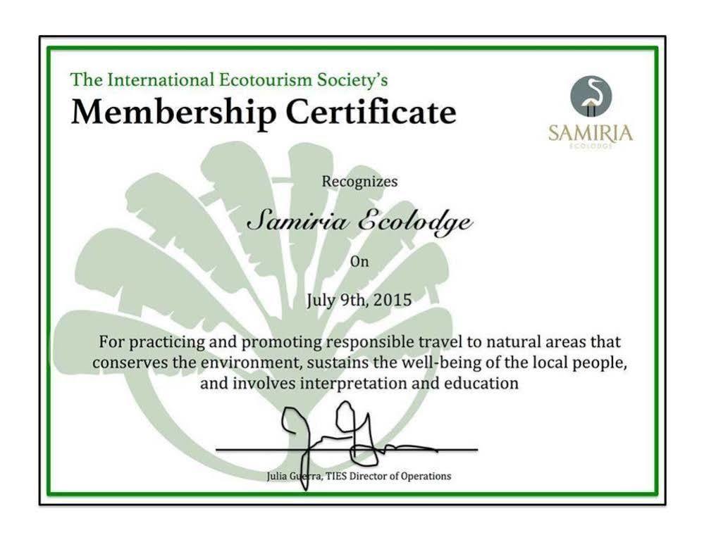 Samiria Ecolodge Iquitos Exteriör bild